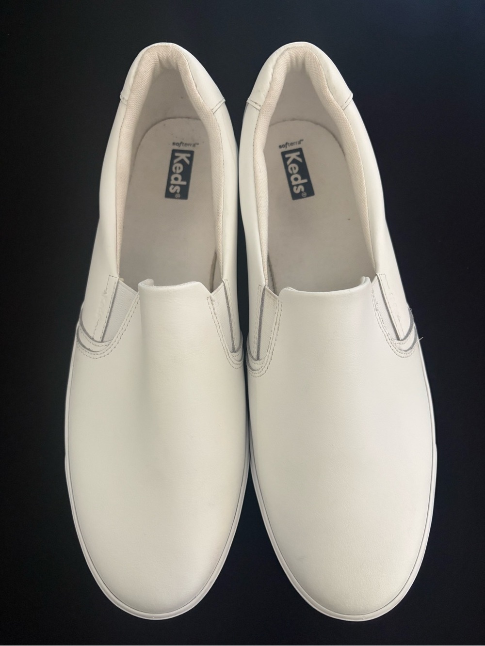 Keds Women’s White Slip-On Flats